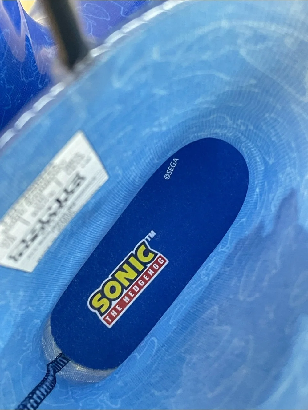 Sonic the Hedgehog Kids Blue Rain Boots Size US 7/8